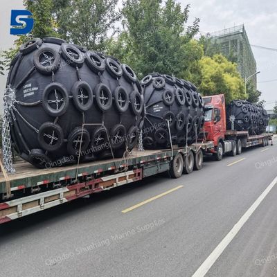 Fender de borracha para navios de baixa manutenção certificado ABS Adequado para aplicações marítimas Porto de Qingdao Porto de carga Durável