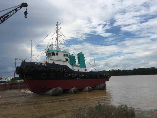 Bolsa a ar de lançamento do navio do embarcadouro de Marine Rubber Airbag Vessel Boat do estaleiro