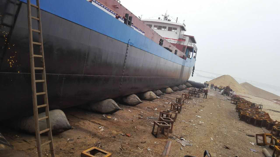 Airbags de lançamento de navios de borracha com alta pressão e durabilidade