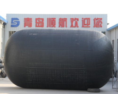 Sling Fender de cor preta para submarino com tecido de nylon de borracha de diâmetro de 300 a 4700 mm