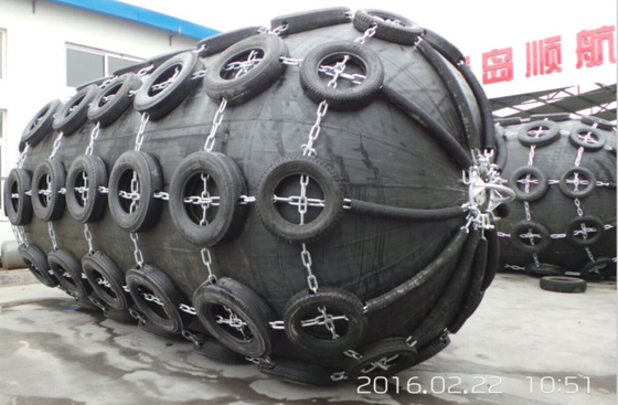 Para-choques infláveis Yokohama de borracha pneumático Marine Fenders do barco da proteção do navio