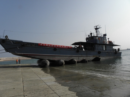 Lançamento inflável de levantamento vulcanizado do embarcadouro do salvamento ISO14409 das bolsas a ar do barco