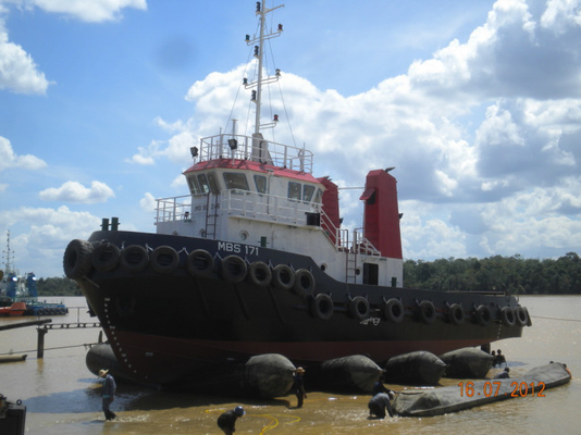 Lançamento de levantamento inflável durável de Marine Rubber Airbag For Ship