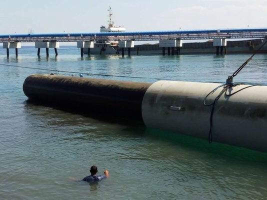 CCS certificou o salvamento de flutuação de lançamento do barco de borracha da tubulação do navio da bolsa a ar