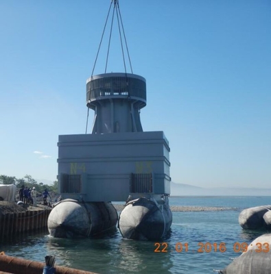 Tipo de flutuação bolsas a ar de lançamento da barca afundado da tensão de Marine Salvage Airbags Good Air